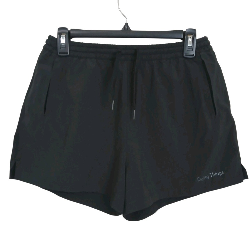 Outdoor Voices Doing Things Shorts Women's Medium Black Athletic Running Gym M